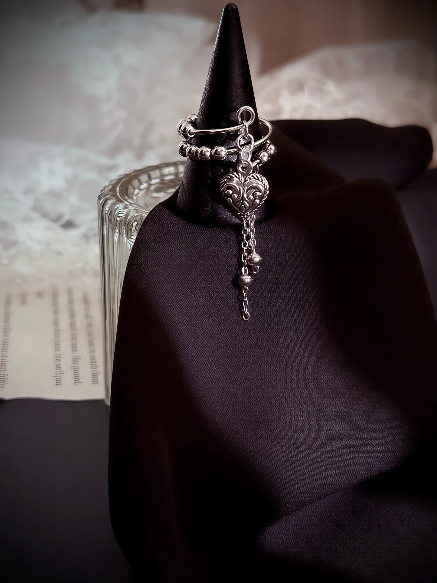 Midnight Letter Ring