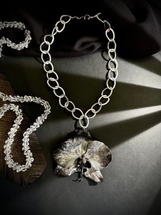 Velvet Orchid Necklace