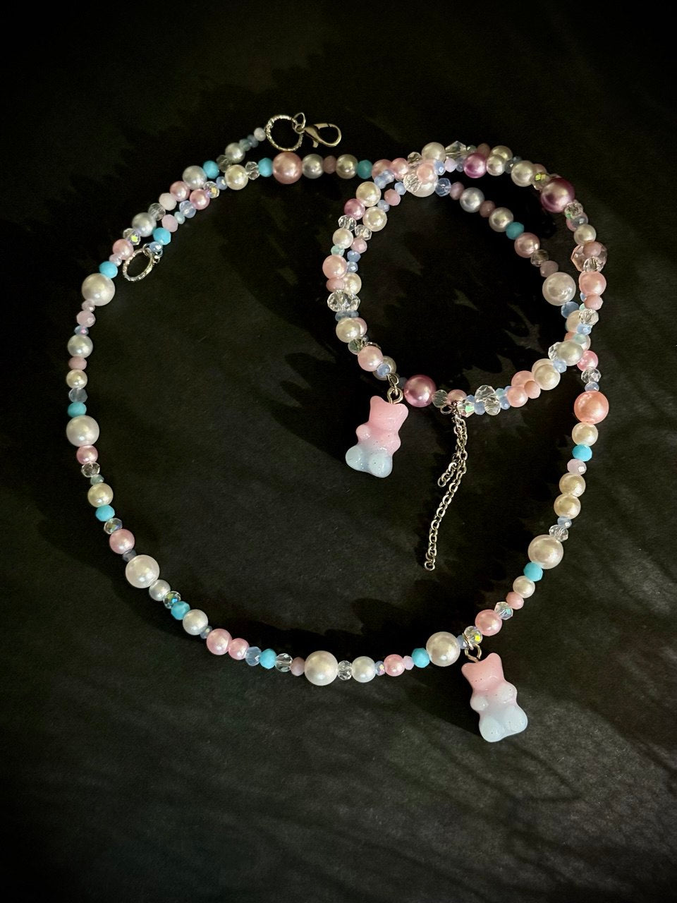 Glam Bearie Set (Necklace + Bracelet)