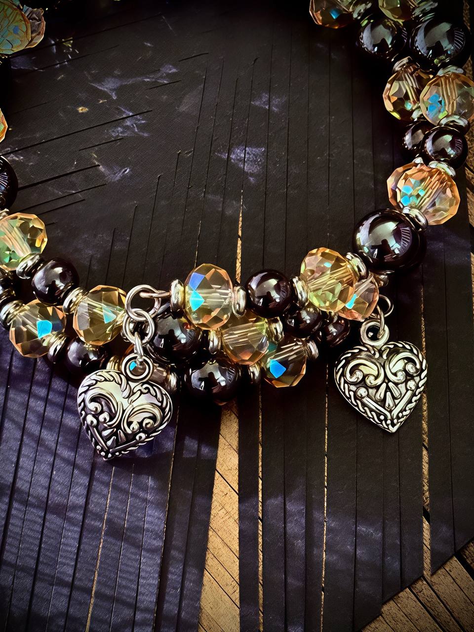 Midnight Letter Bracelet